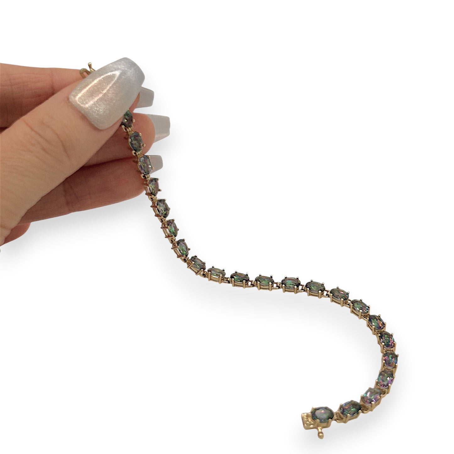 NZGD | 14ct Gold Twilight Mirage Tennis Bracelet Valuation $3,650