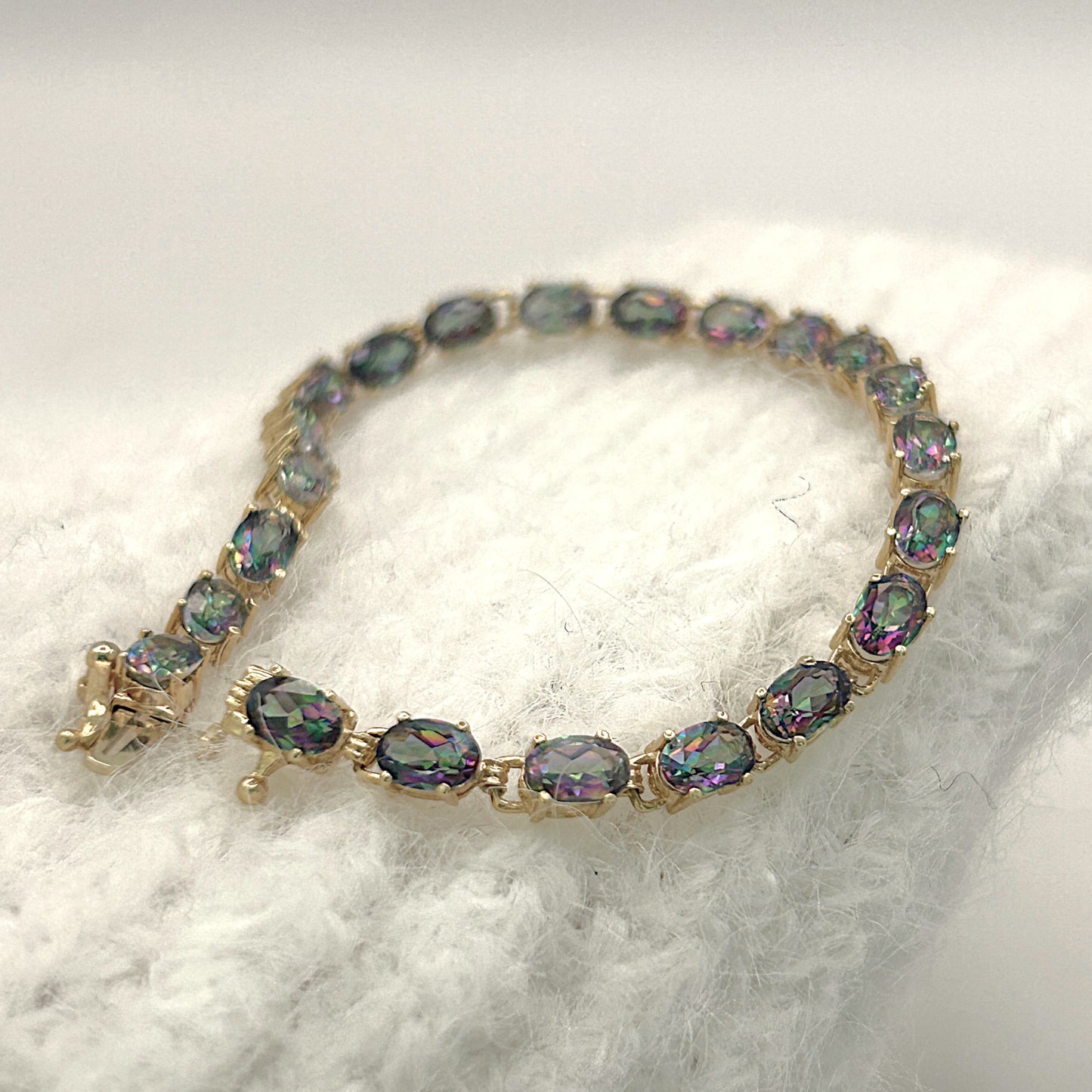 NZGD | 14ct Gold Twilight Mirage Tennis Bracelet Valuation $3,650