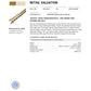 NZGD | 14ct Gold Twilight Mirage Tennis Bracelet Valuation $3,650