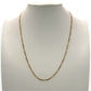 NZGD | 14ct Gold UNOAERRE Italian Rhythm Figaro Chain 47cm