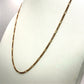NZGD | 14ct Gold UNOAERRE Italian Rhythm Figaro Chain 47cm