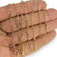 NZGD | 14ct Gold UNOAERRE Italian Rhythm Figaro Chain 47cm