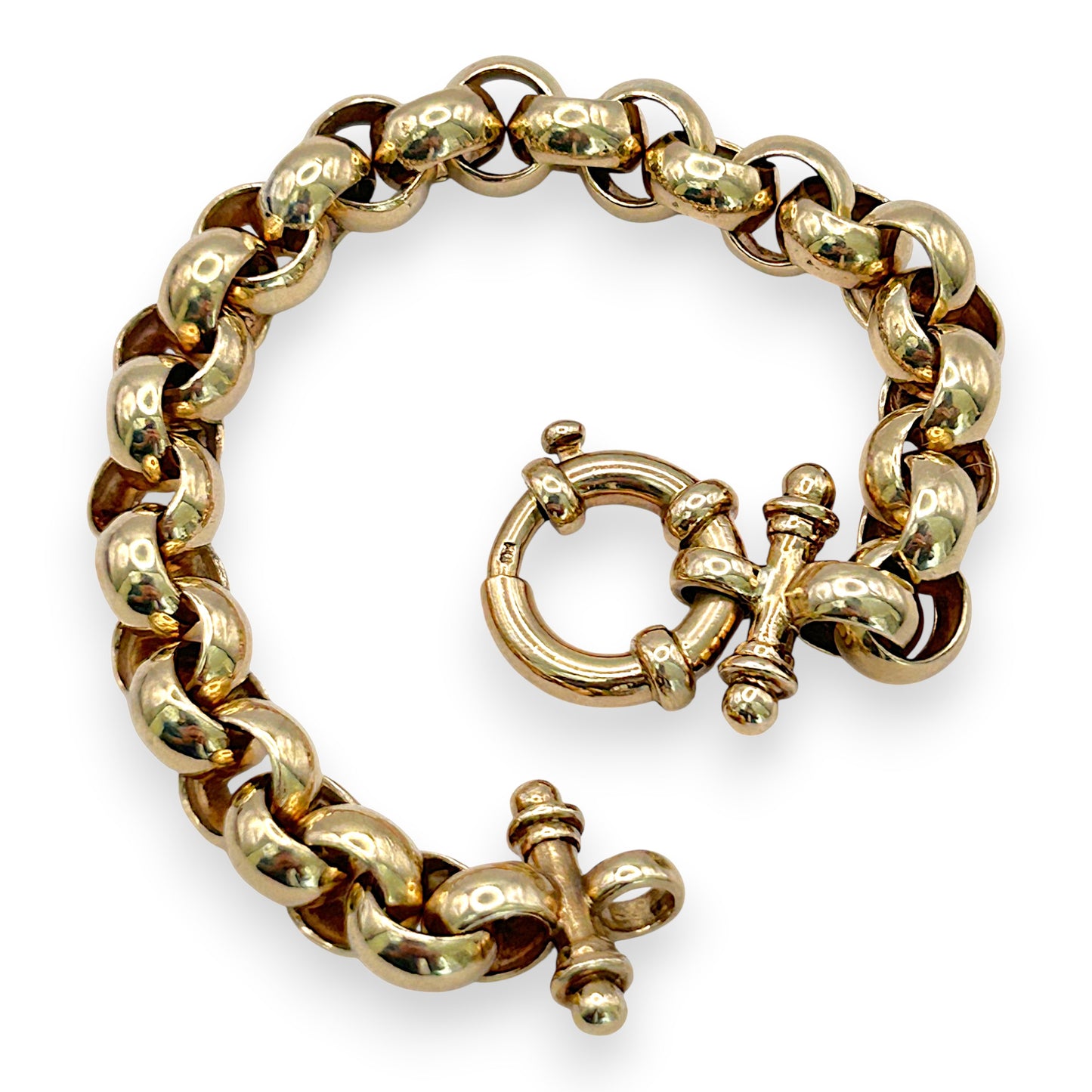 NZGD | 10ct Gold Vintage Bar Accent Bracelet Valuation $13,350