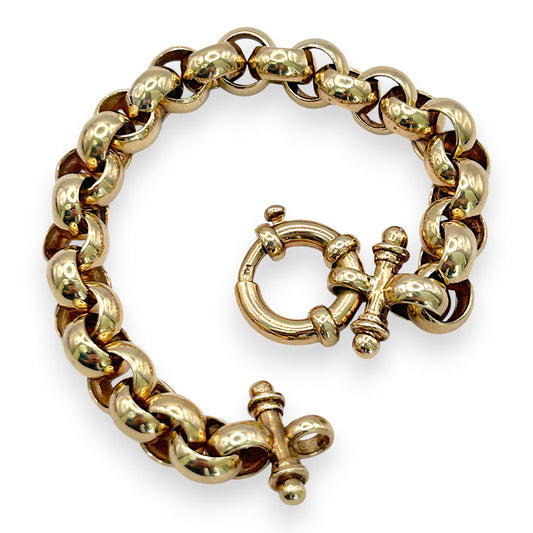 NZGD | 10ct Gold Vintage Bar Accent Bracelet Valuation $13,350