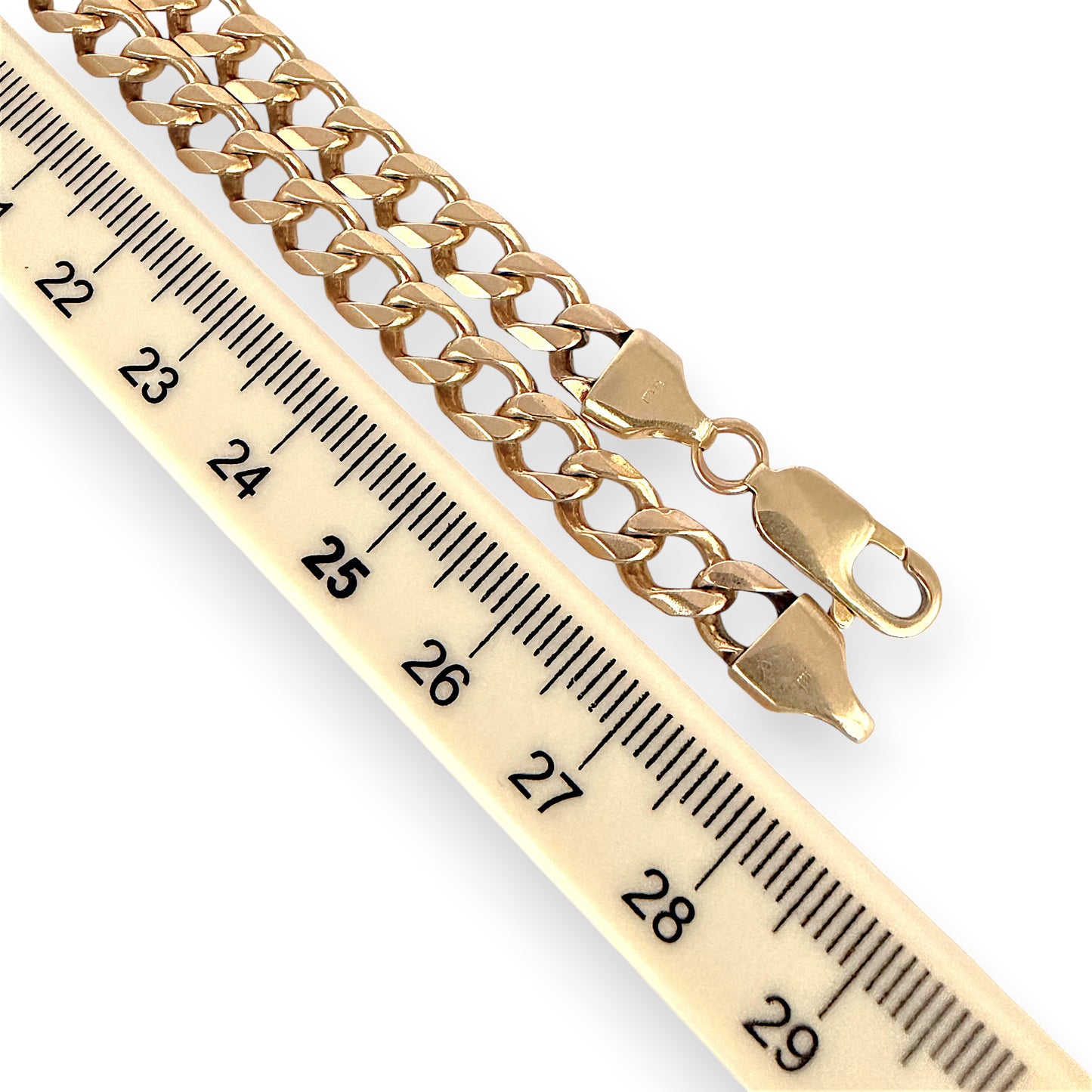 NZGD | 10ct Gold MICHAEL HILL 51.05g Timeless Force Curb Chain 57cm