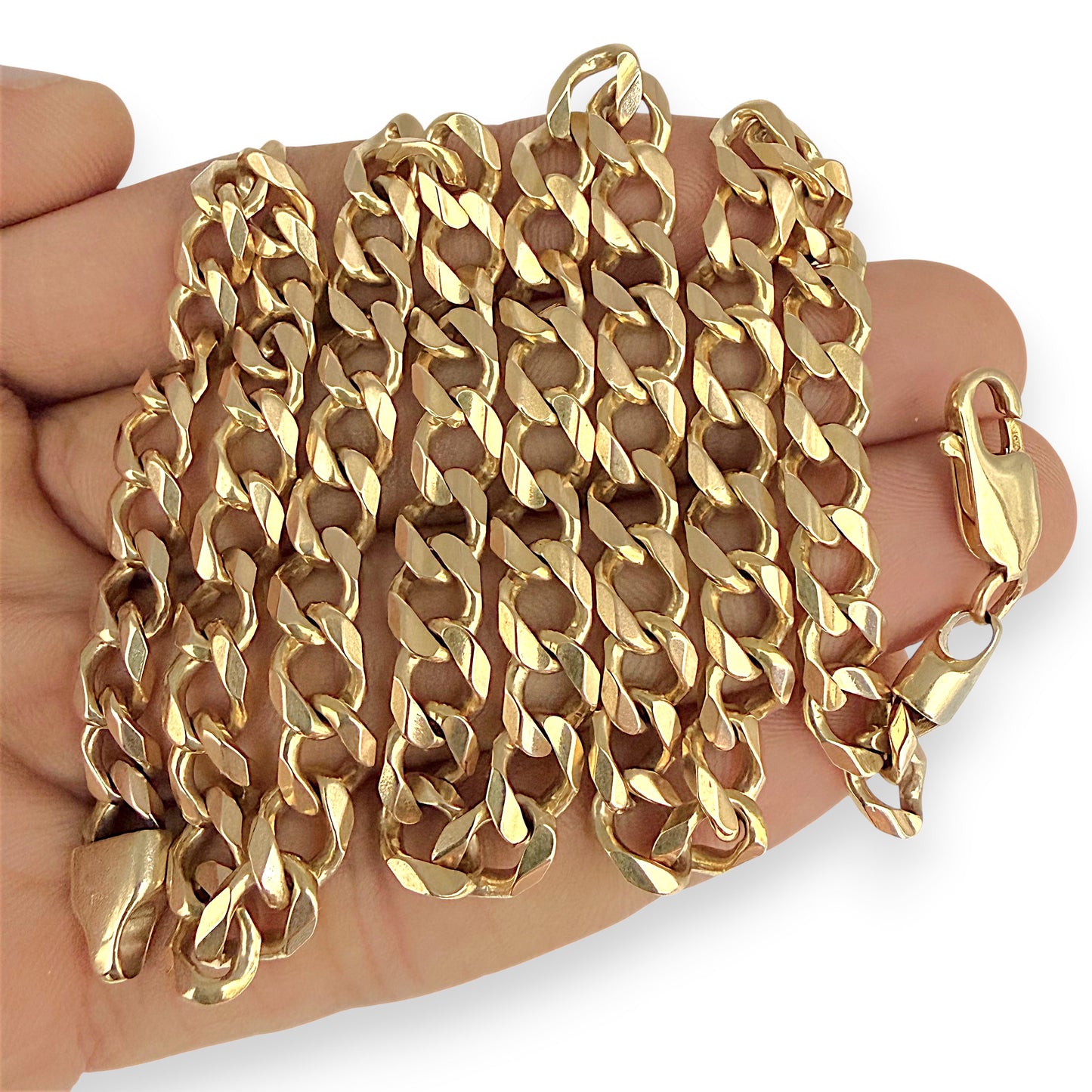 NZGD | 10ct Gold MICHAEL HILL 51.05g Timeless Force Curb Chain 57cm