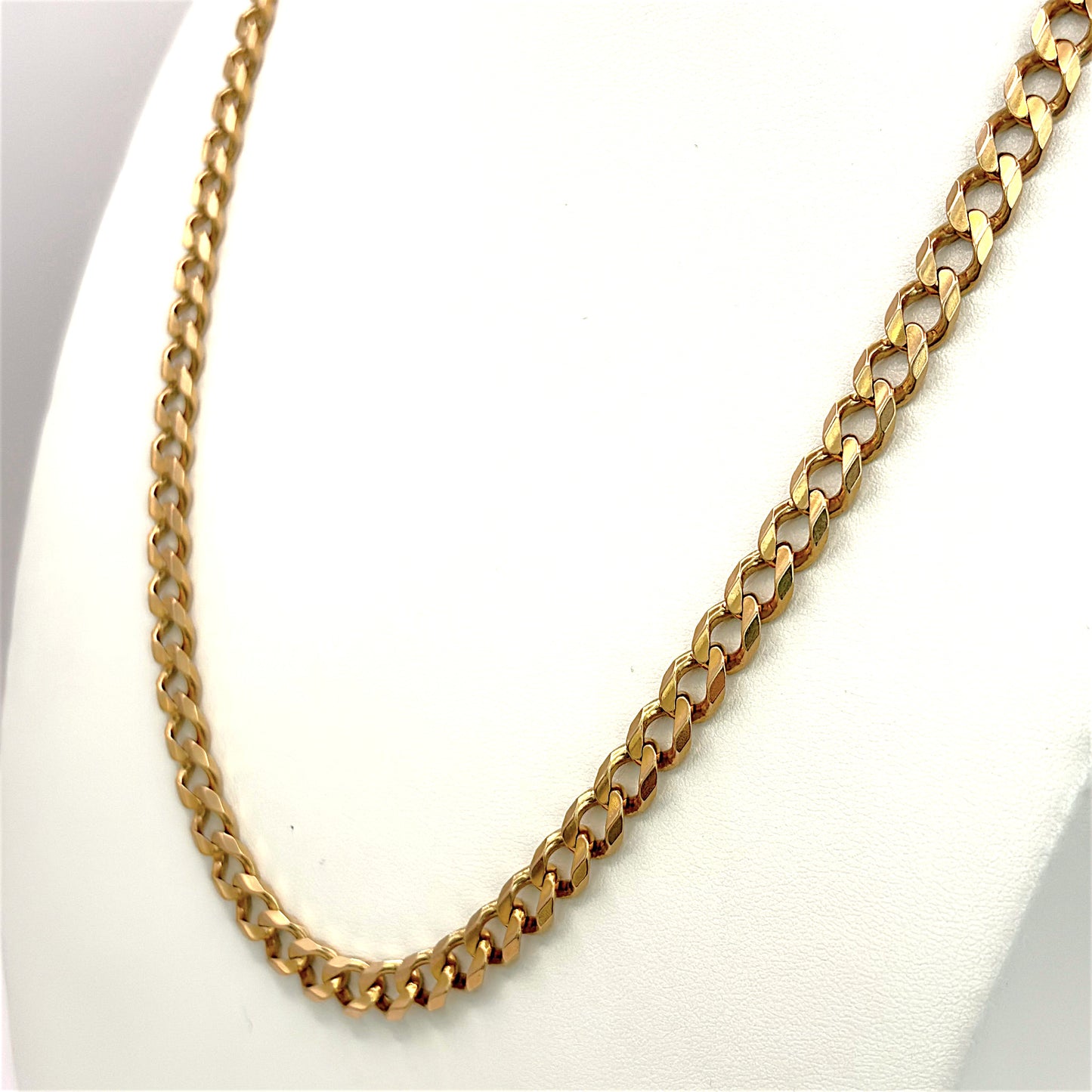 NZGD | 10ct Gold MICHAEL HILL 51.05g Timeless Force Curb Chain 57cm