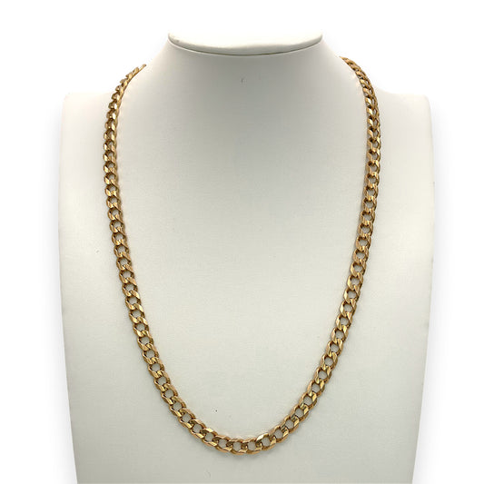 NZGD | 10ct Gold MICHAEL HILL 51.05g Timeless Force Curb Chain 57cm