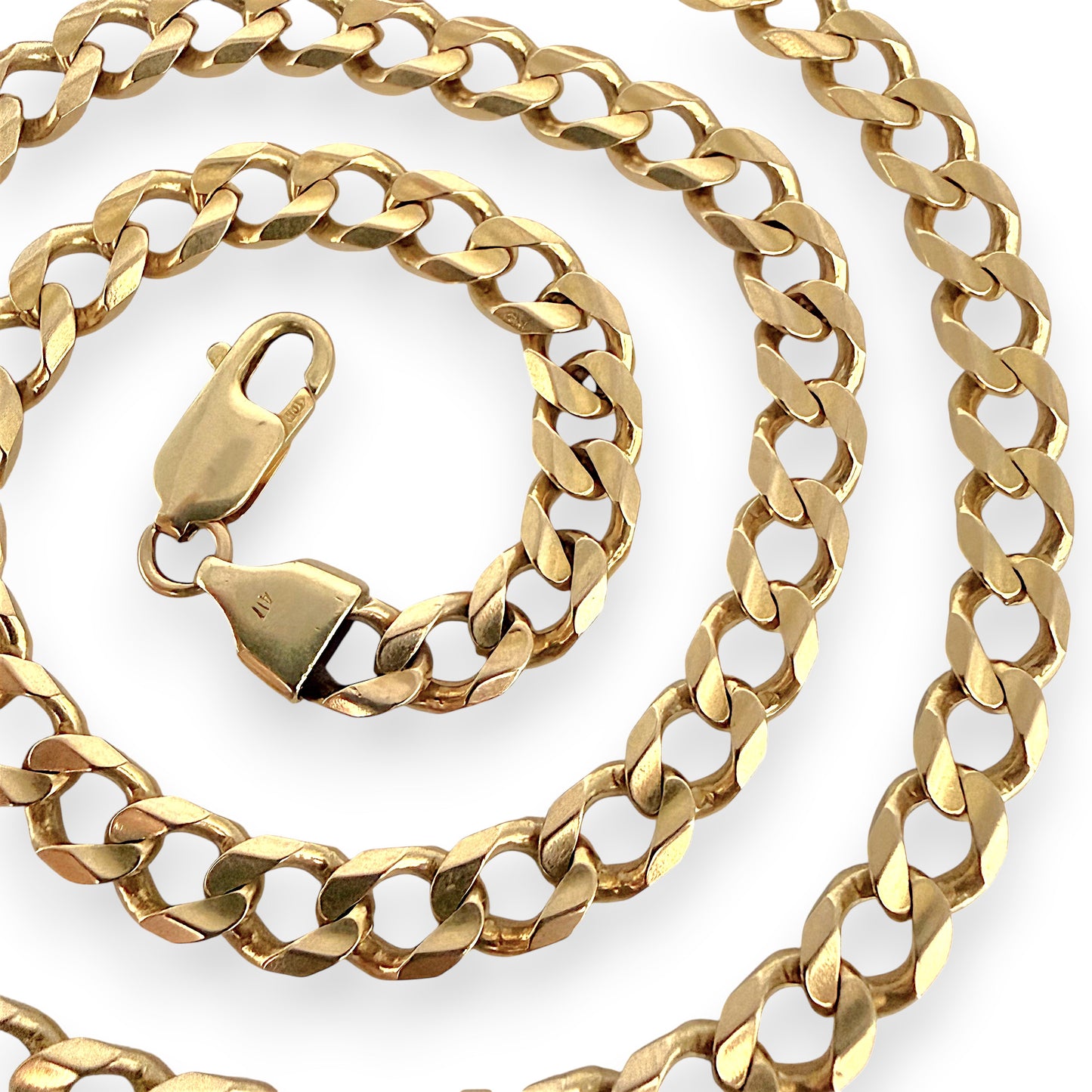 NZGD | 10ct Gold MICHAEL HILL 51.05g Timeless Force Curb Chain 57cm