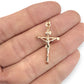 NZGD | 9ct Gold Classic Crucifix Pendant 28.5mm