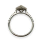 NZGD | 9ct W Gold Teardrop Radiance Double‑Halo Ring Valuation $3,600