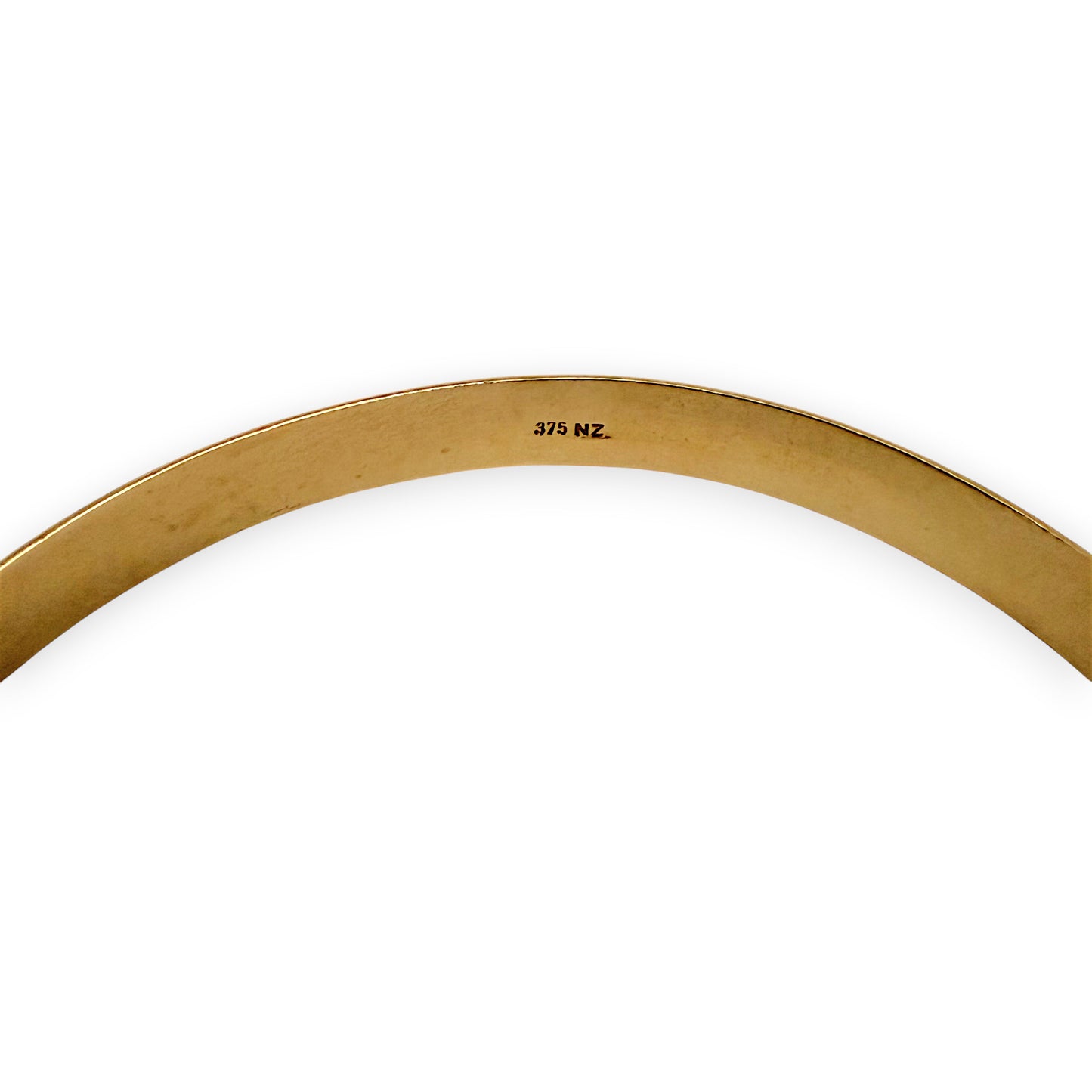 NZGD | 9ct Gold Aotearoa Classic Bangle 62.5mm