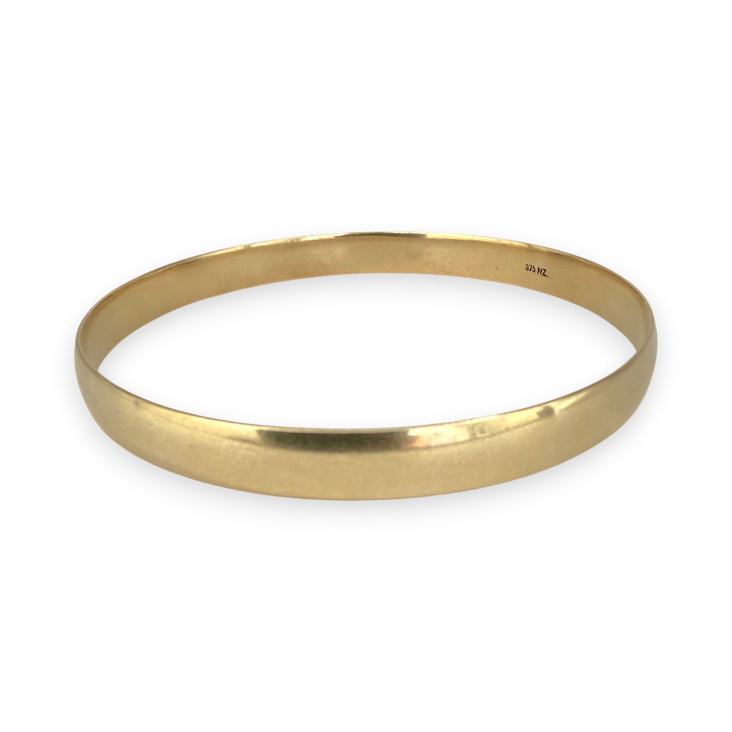 NZGD | 9ct Gold Aotearoa Classic Bangle 62.5mm