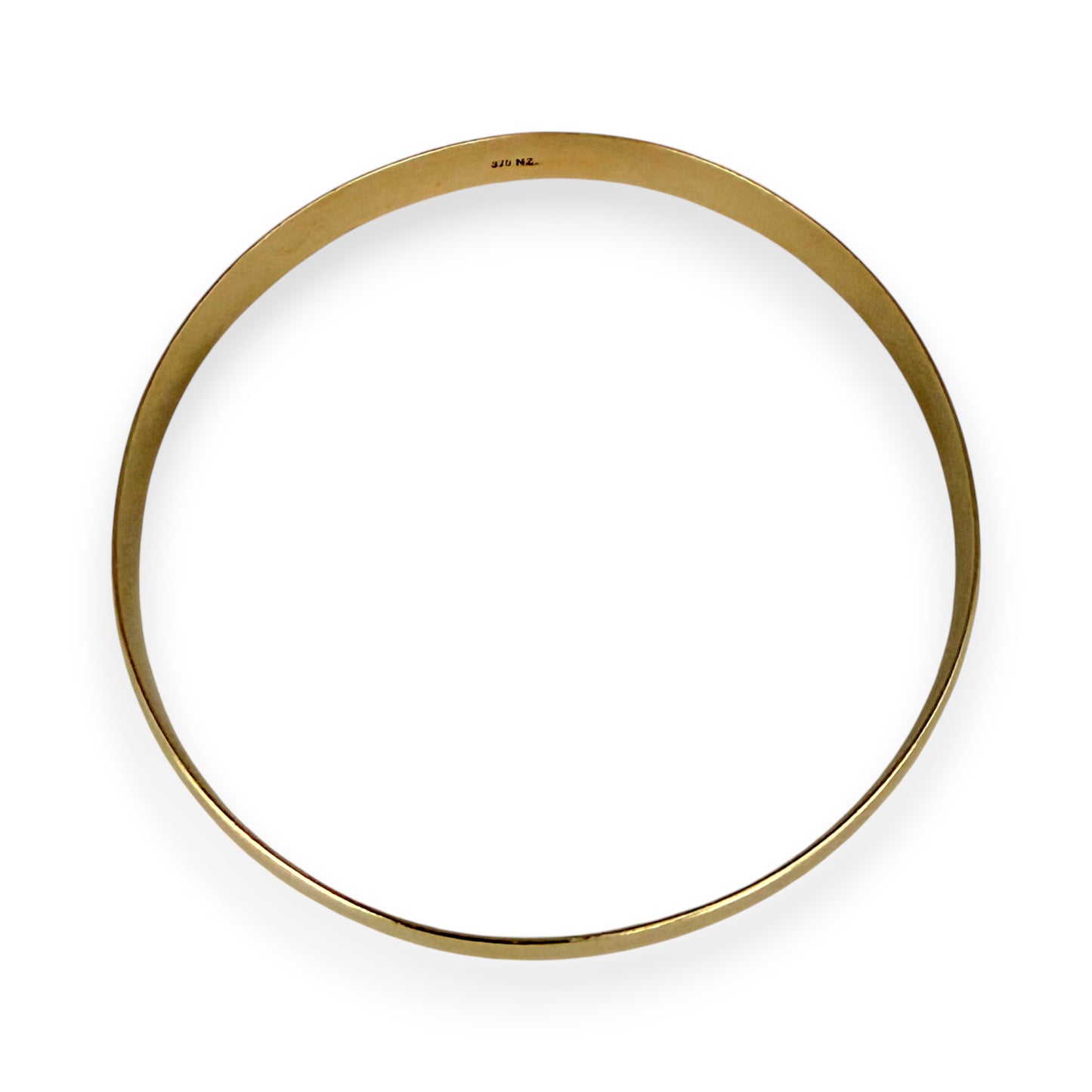 NZGD | 9ct Gold Aotearoa Classic Bangle 62.5mm