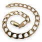 NZGD | 9ct Gold Auric Edge Link Bracelet 19.5cm