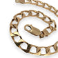 NZGD | 9ct Gold Auric Edge Link Bracelet 19.5cm