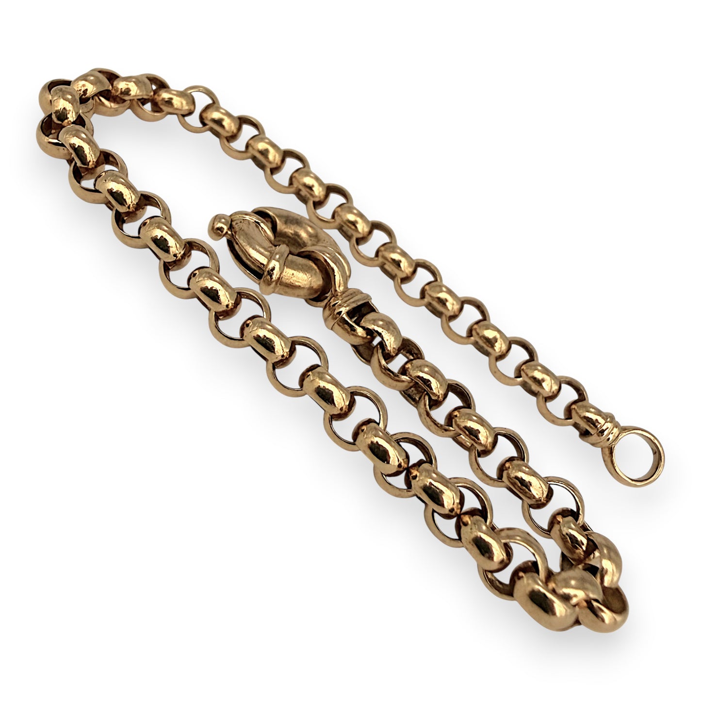 NZGD | 9ct Gold Aurelia Vintage Link Bracelet 17.5cm