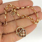 NZGD | 10ct Gold MICHAEL HILL Belcher LoveLock Bracelet 19cm