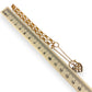 NZGD | 10ct Gold MICHAEL HILL Belcher LoveLock Bracelet 19cm