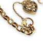 NZGD | 10ct Gold MICHAEL HILL Belcher LoveLock Bracelet 19cm