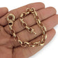 NZGD | 9ct Gold PROUDS Heritage Rolo Belcher Bracelet 19.5cm