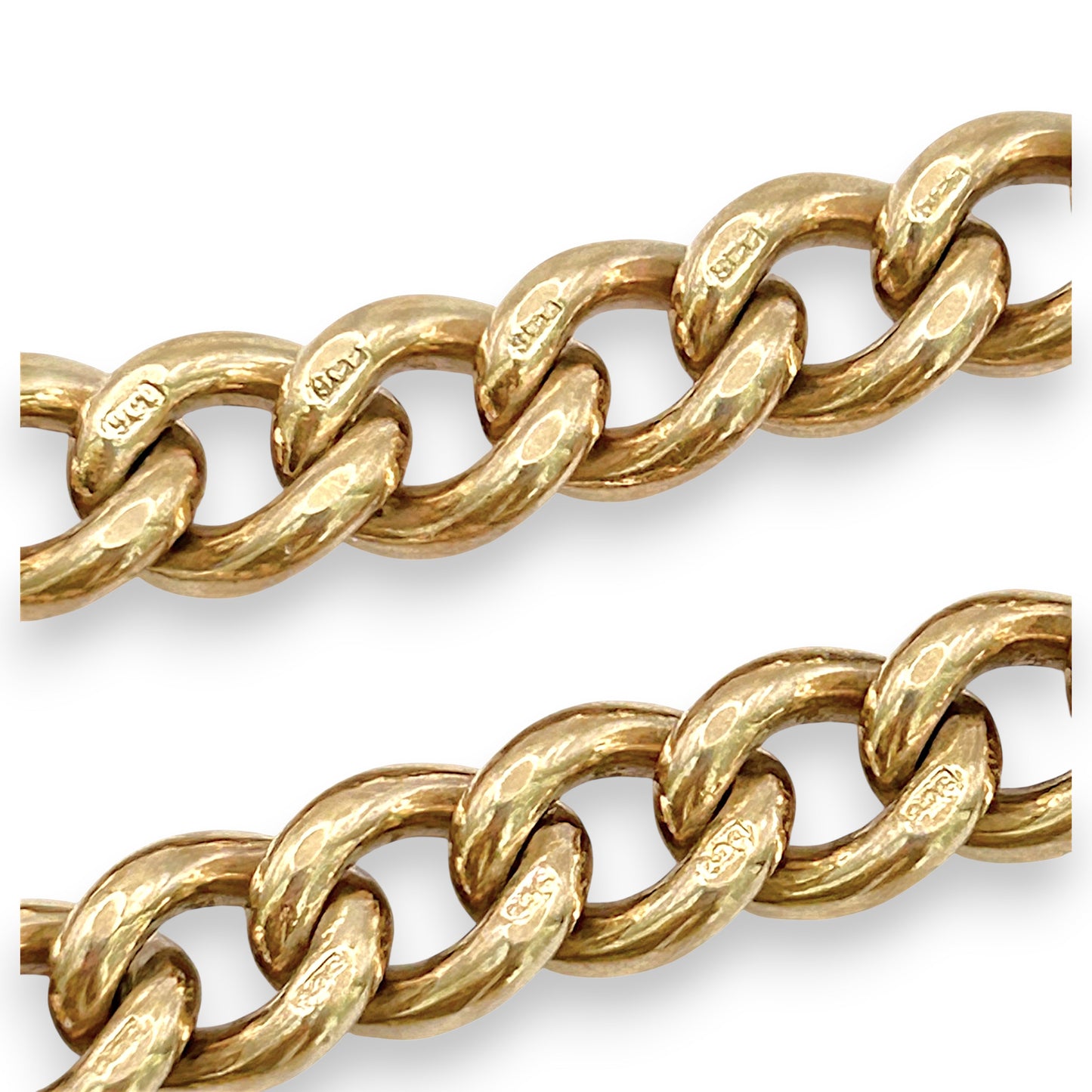 NZGD | 9ct Gold Timeless Crest Curb Bracelet Valuation $10,350