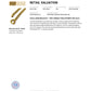 NZGD | 9ct Gold Timeless Crest Curb Bracelet Valuation $10,350