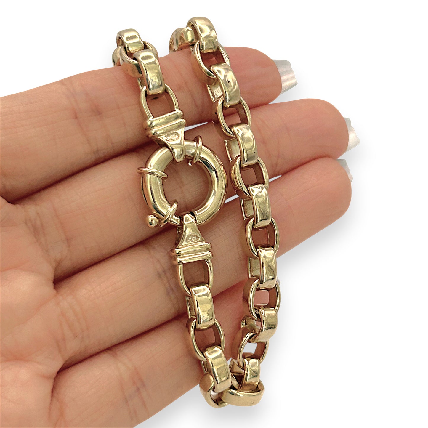 NZGD | 9ct Gold Imperial Belcher Bracelet Valuation $10,800