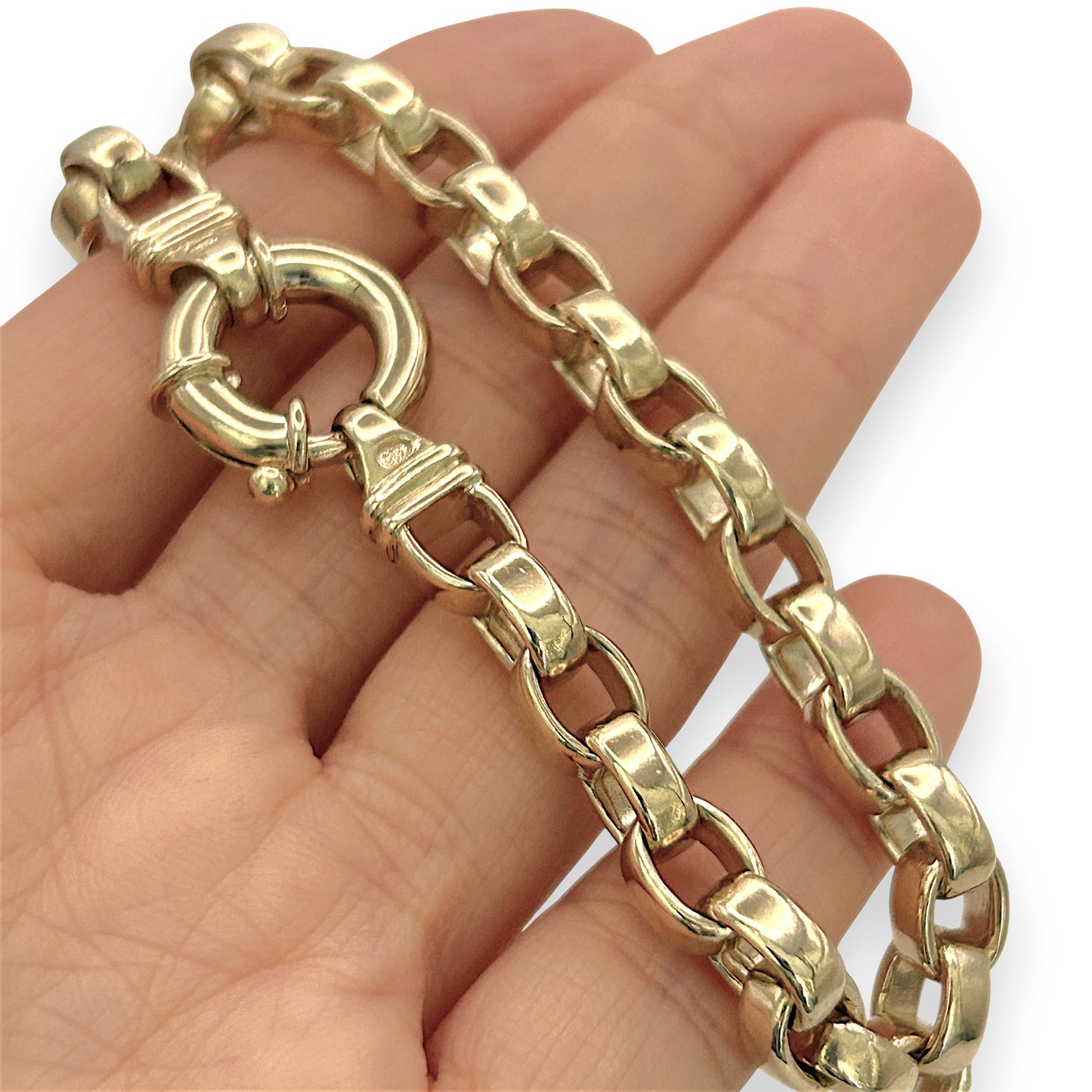 NZGD | 9ct Gold Imperial Belcher Bracelet Valuation $10,800