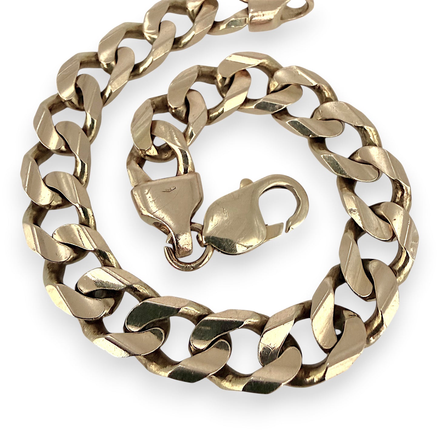 NZGD | 9ct Gold 44.50g Premium Curb Link Bracelet 23.5cm