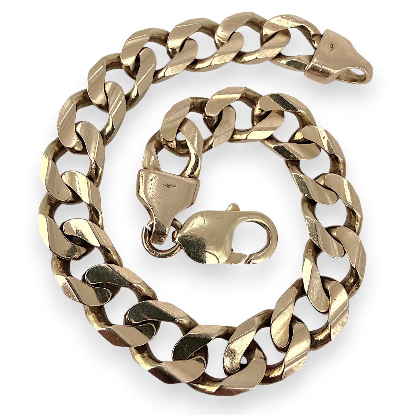 NZGD | 9ct Gold 44.50g Premium Curb Link Bracelet 23.5cm