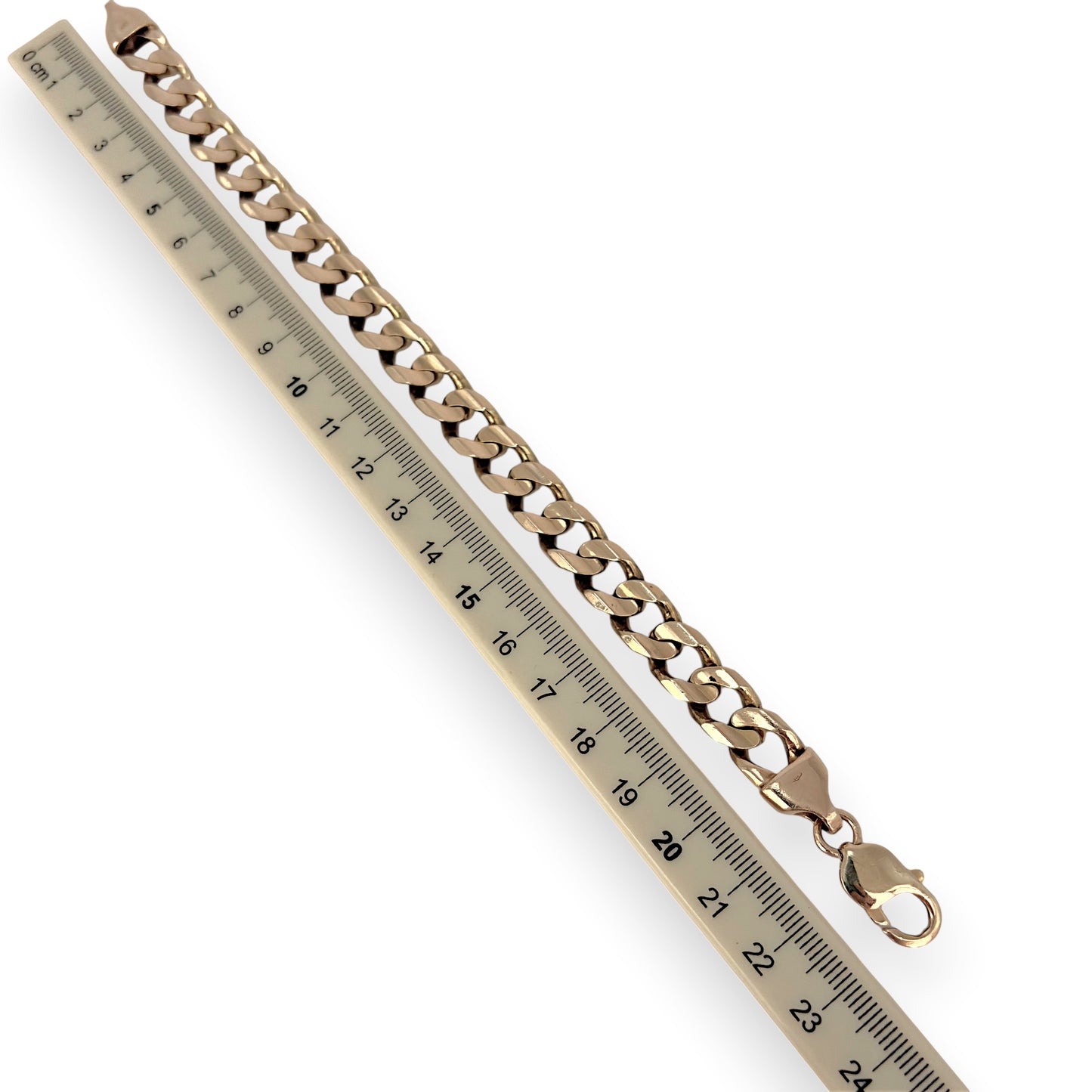NZGD | 9ct Gold 44.50g Premium Curb Link Bracelet 23.5cm