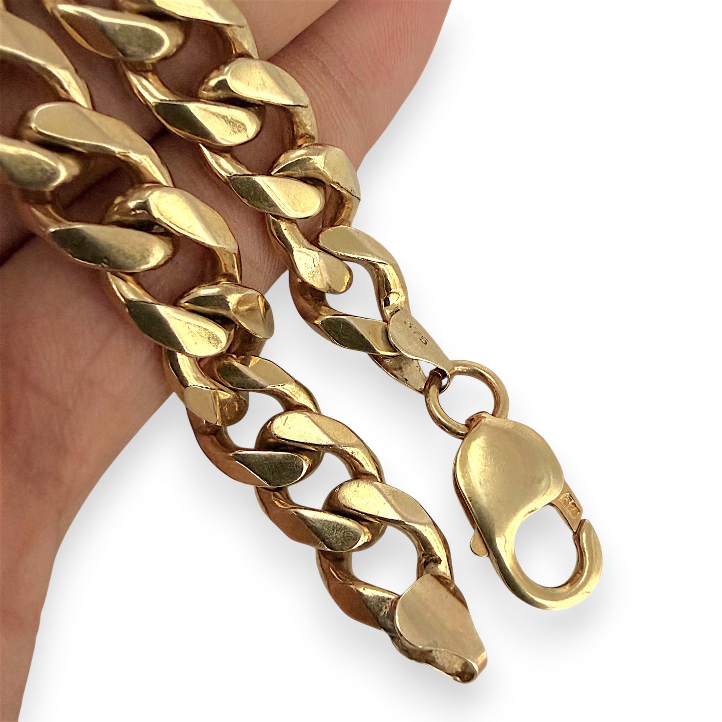 NZGD | 9ct Gold Dominion Curb Bracelet 47.65g