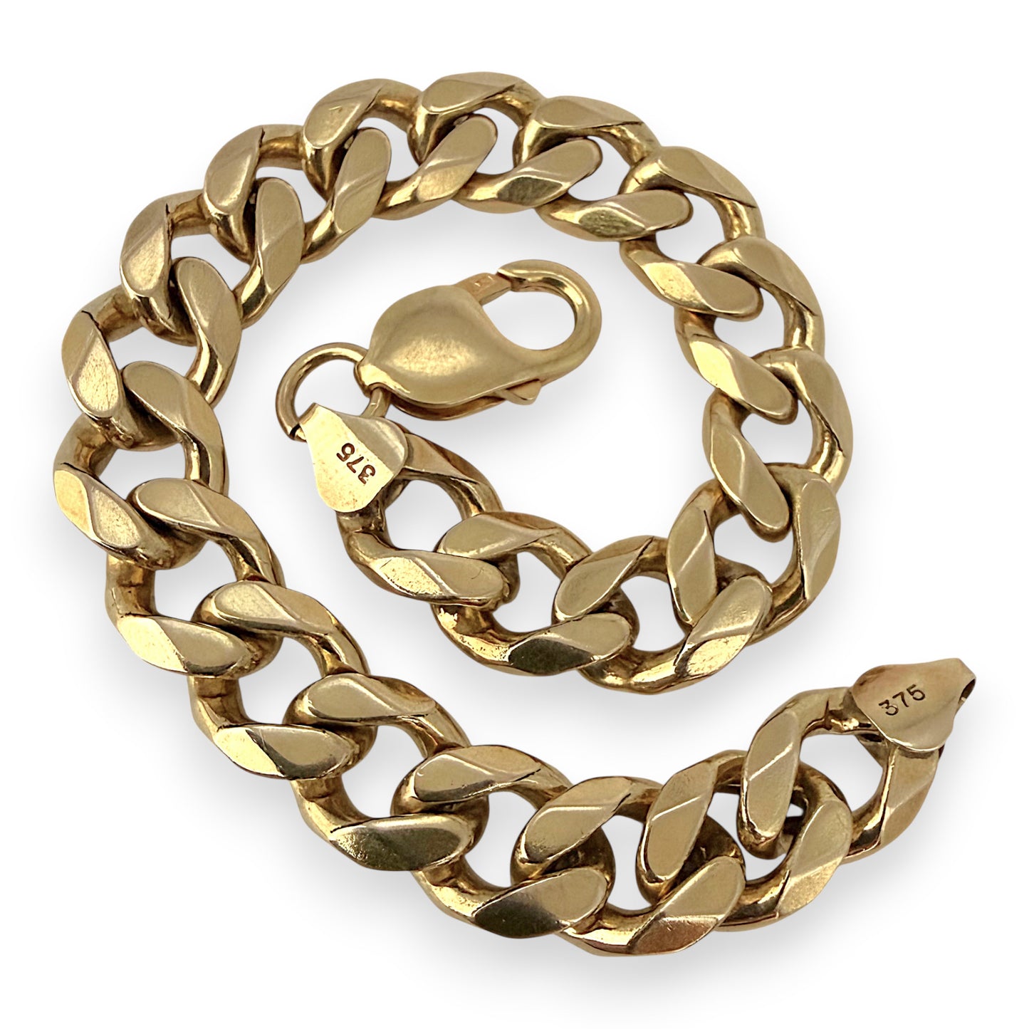 NZGD | 9ct Gold Dominion Curb Bracelet 47.65g