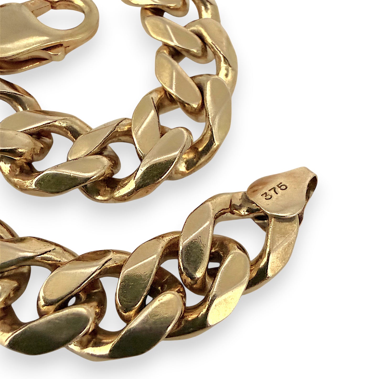 NZGD | 9ct Gold Dominion Curb Bracelet 47.65g