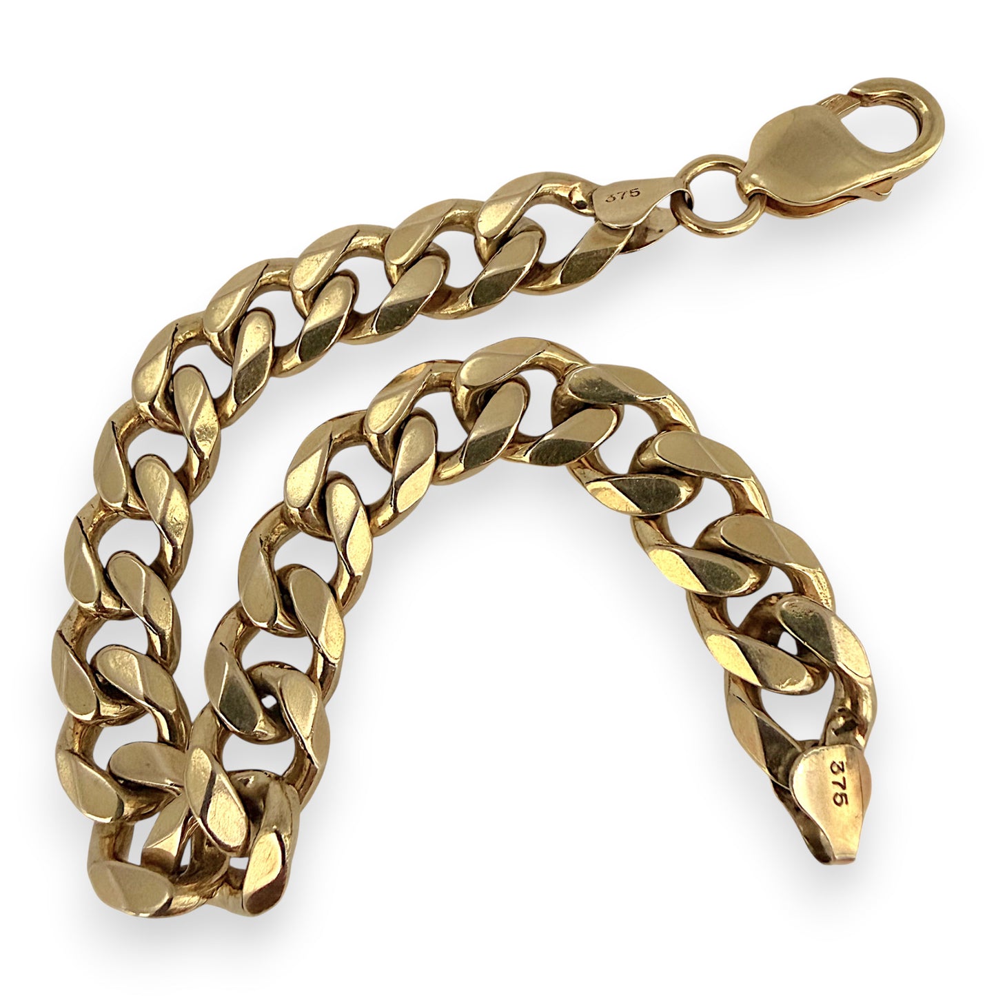 NZGD | 9ct Gold Dominion Curb Bracelet 47.65g