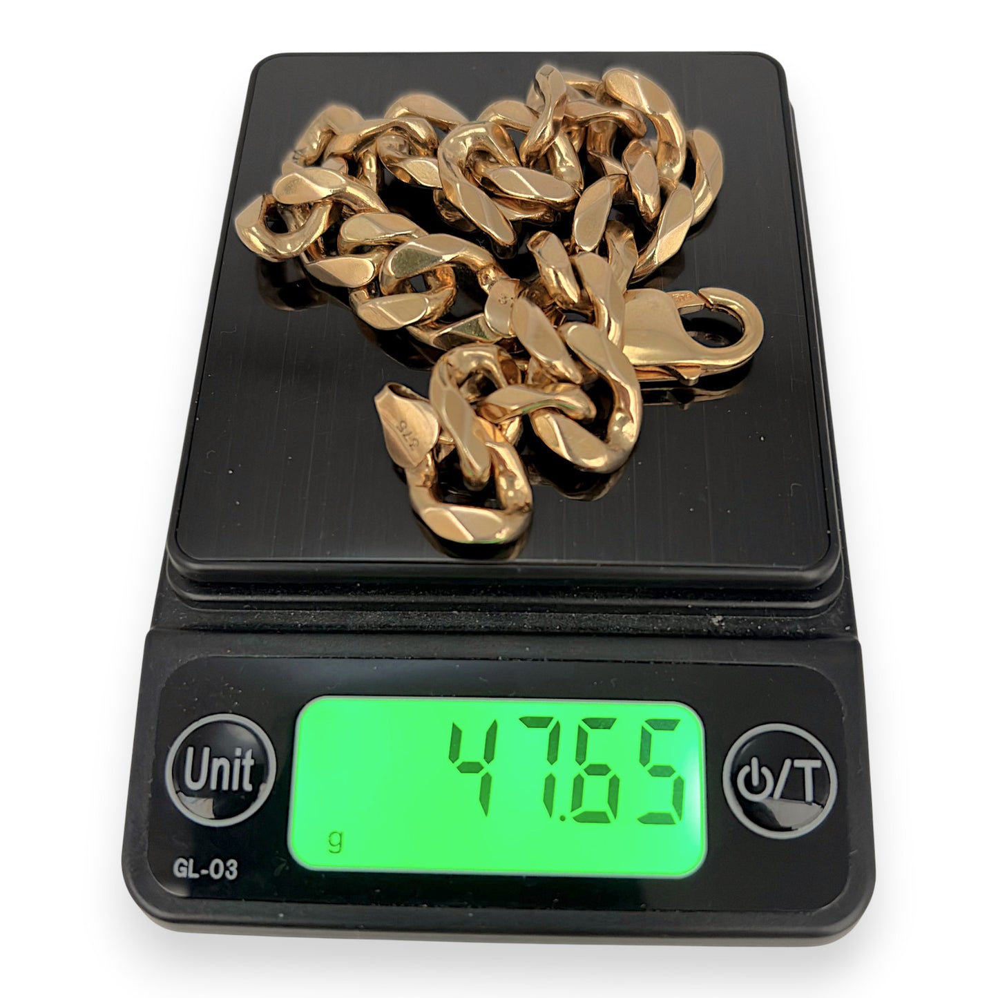 NZGD | 9ct Gold Dominion Curb Bracelet 47.65g