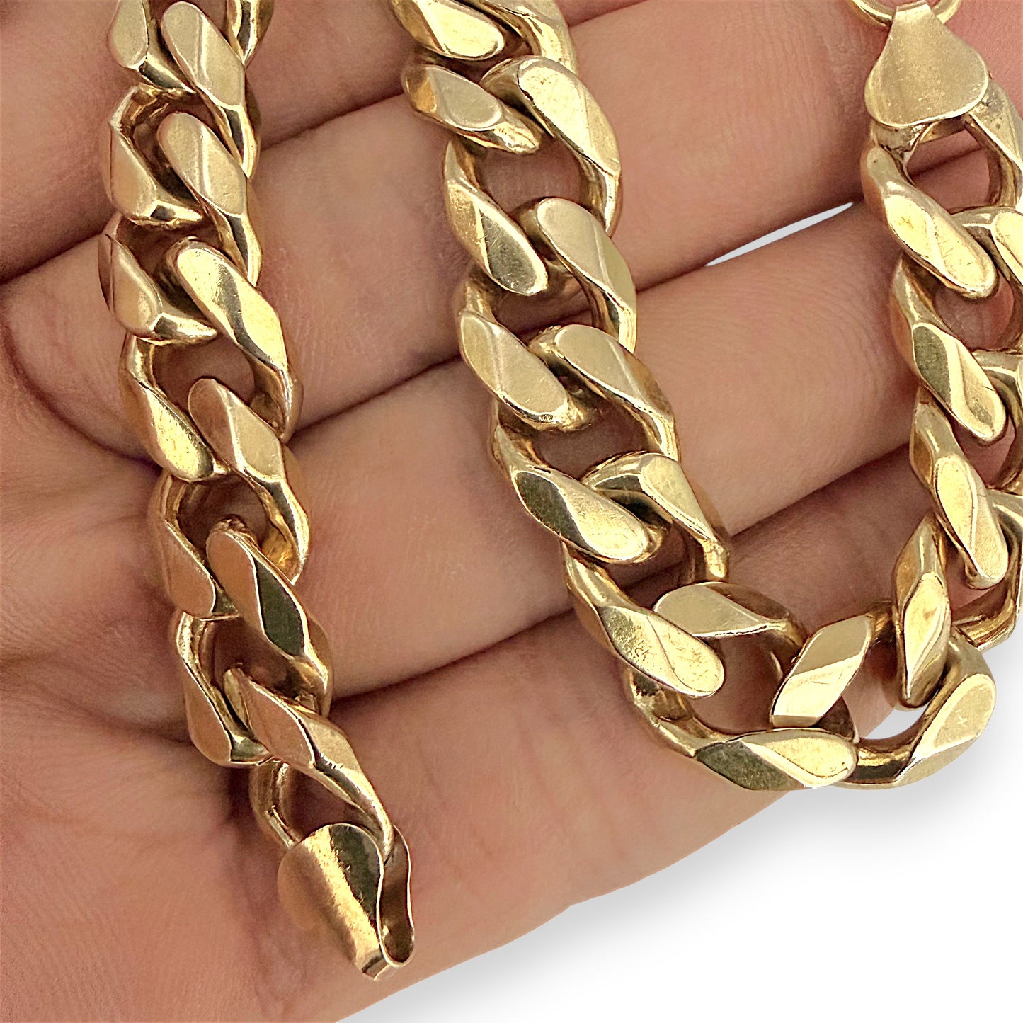 NZGD | 9ct Gold Dominion Curb Bracelet 47.65g