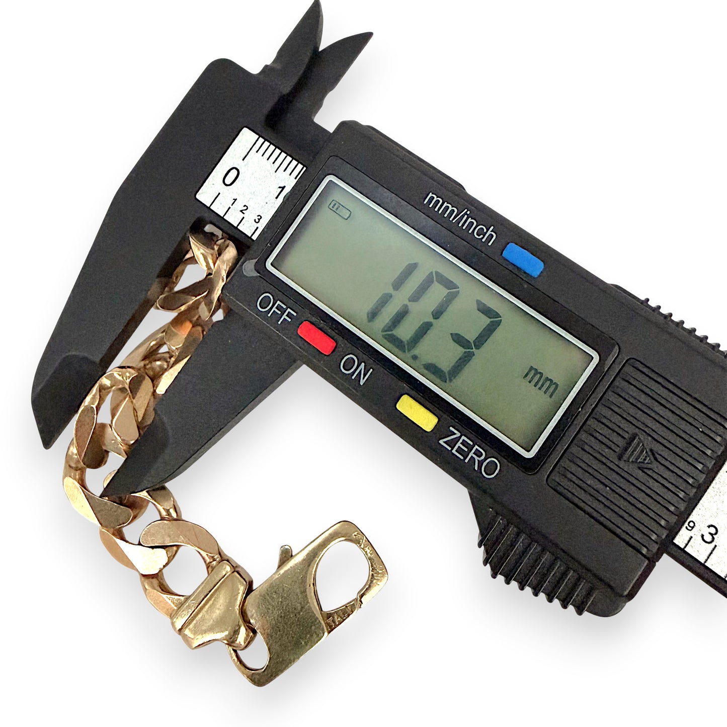 NZGD | 9ct Gold Monarch Curb Bracelet 20cm