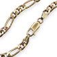 NZGD | 9ct Gold Imperial Diamond‑Cut Figaro Chain Valuation $8,400