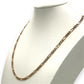 NZGD | 9ct Gold Imperial Diamond‑Cut Figaro Chain Valuation $8,400