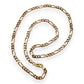 NZGD | 9ct Gold Imperial Diamond‑Cut Figaro Chain Valuation $8,400