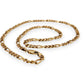 NZGD | 9ct Gold Imperial Diamond‑Cut Figaro Chain Valuation $8,400
