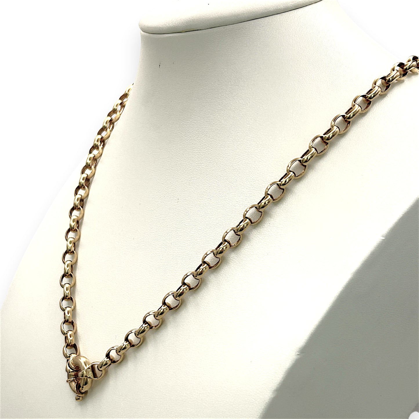 NZGD | 9ct Gold Aureline Classic Belcher Chain Valuation $7,000