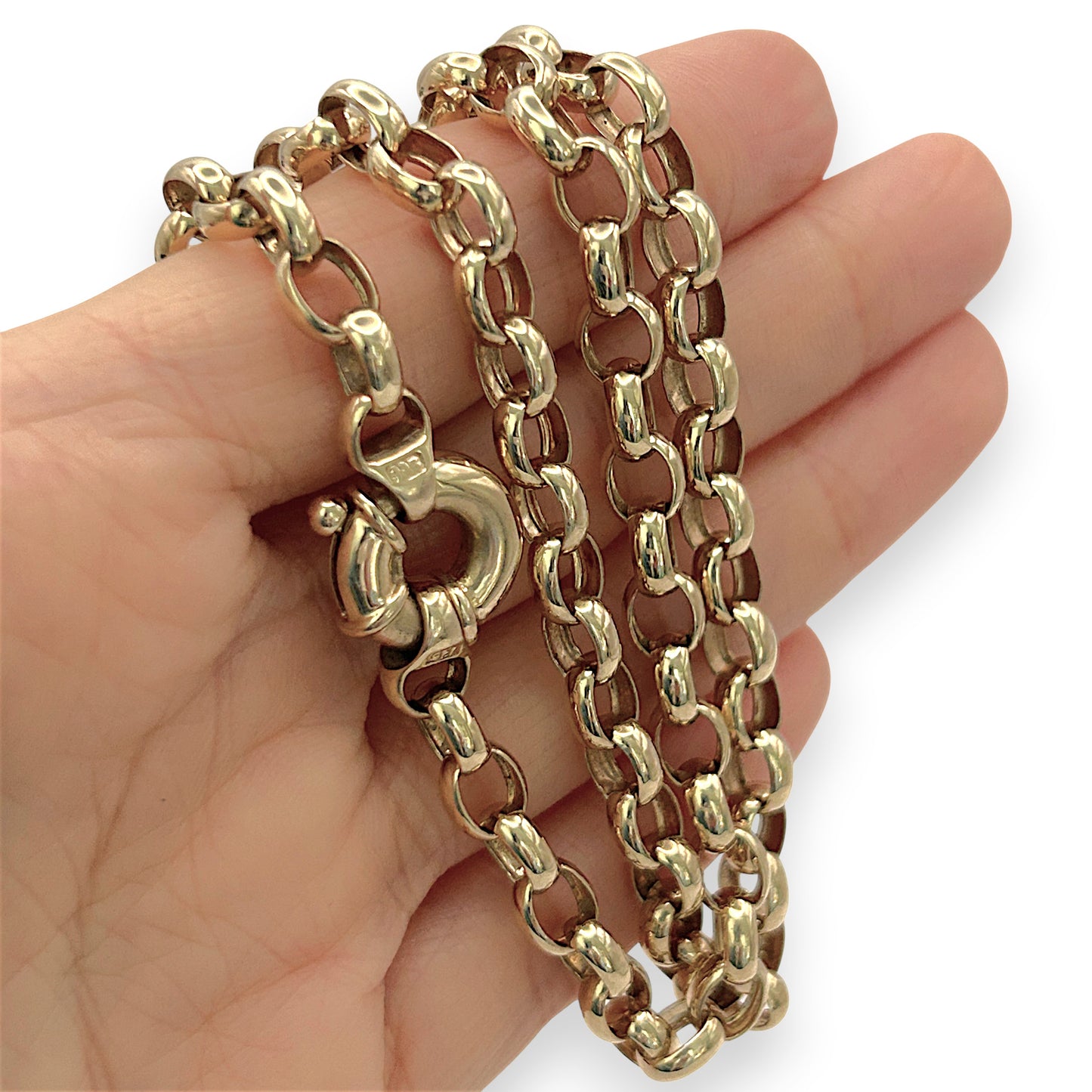NZGD | 9ct Gold Aureline Classic Belcher Chain Valuation $7,000