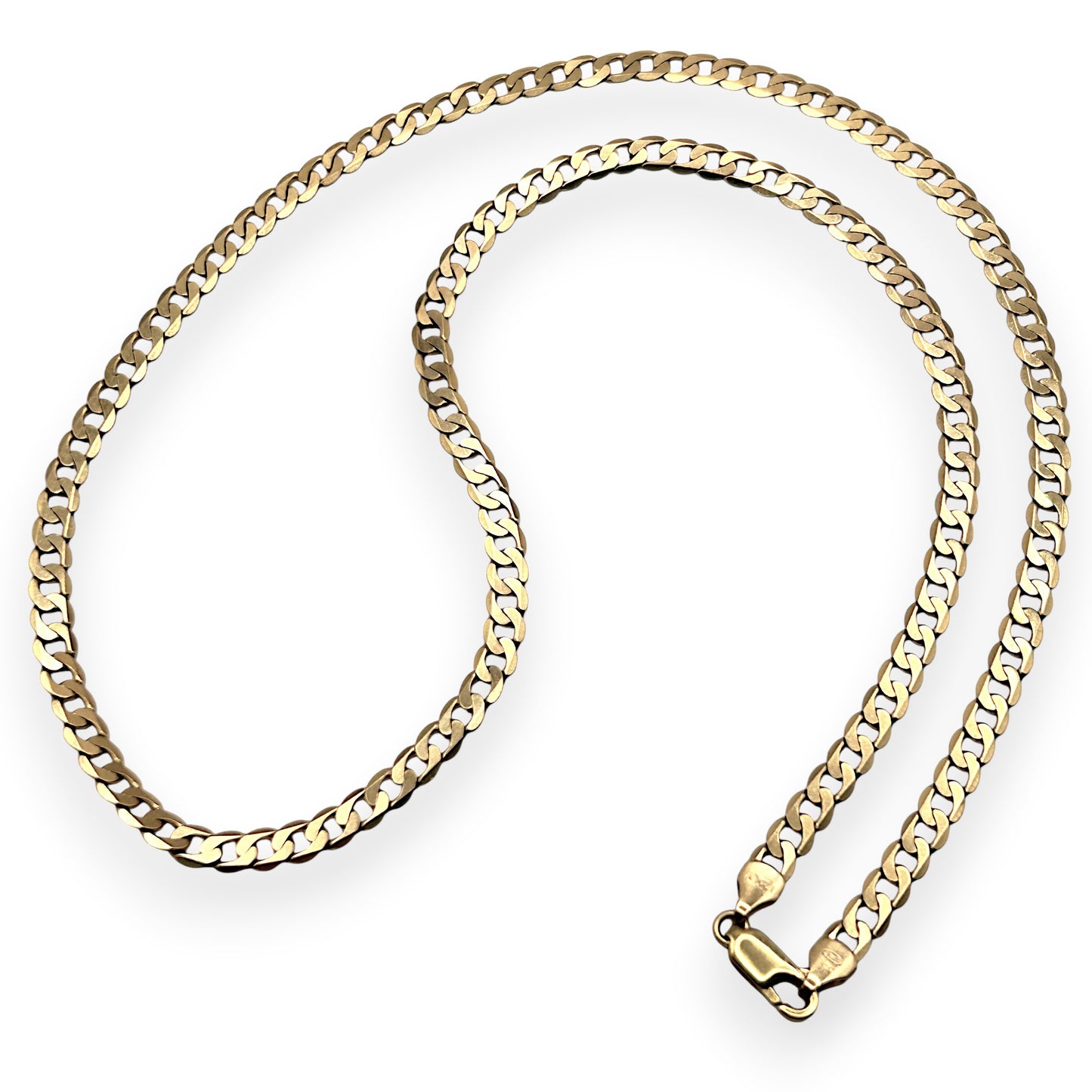 NZGD | 9ct Gold Sleekedge Curb Chain 54cm