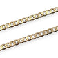 NZGD | 9ct Gold Sleekedge Curb Chain 54cm
