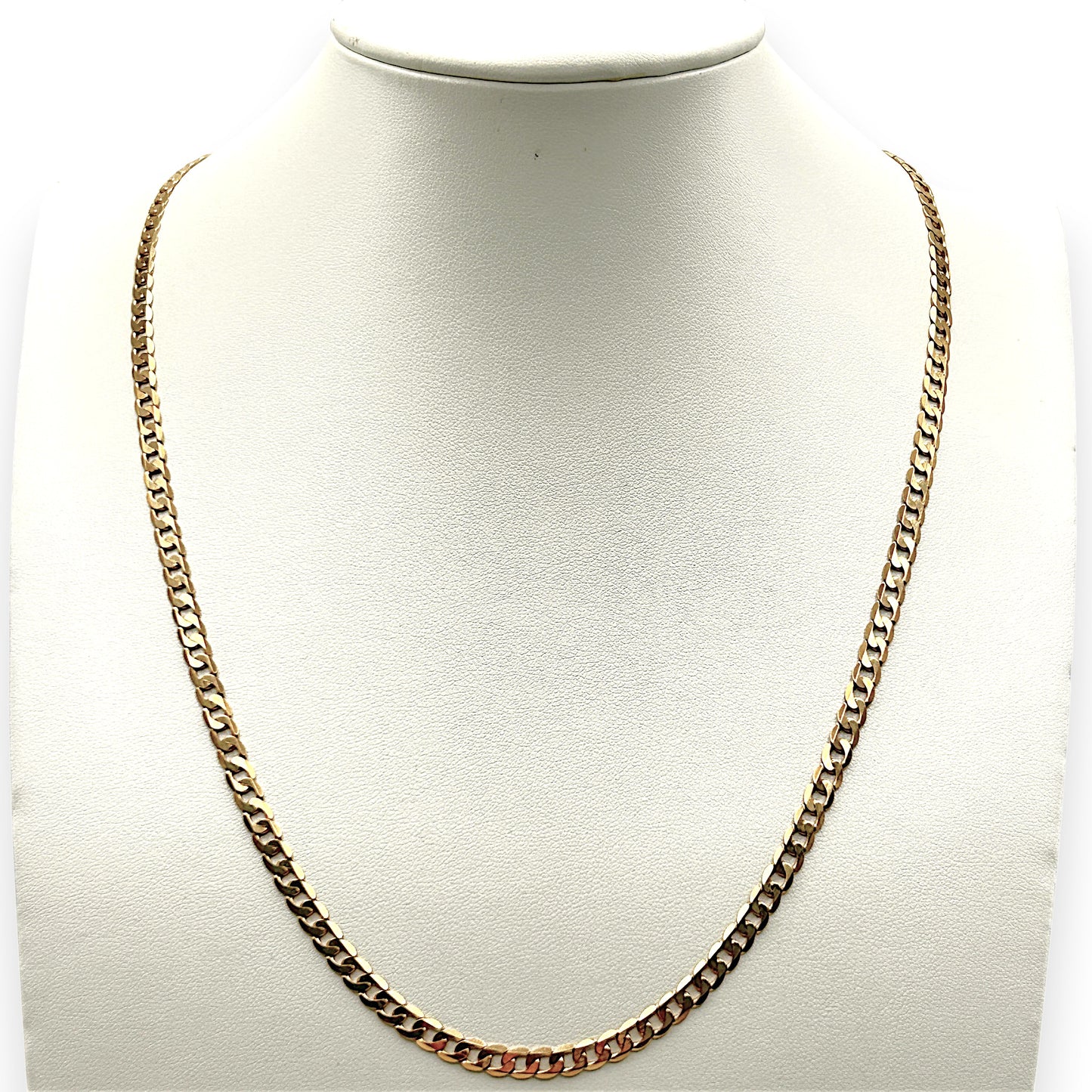 NZGD | 9ct Gold Sleekedge Curb Chain 54cm