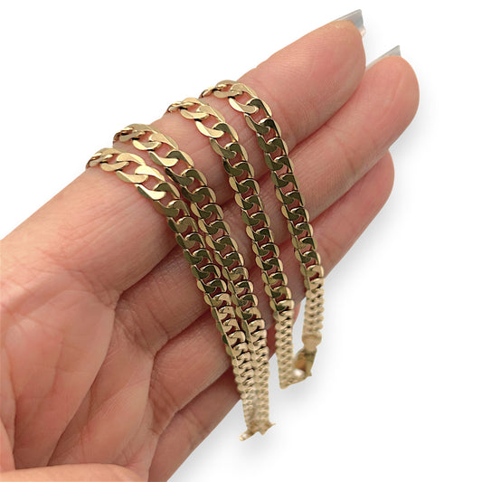 NZGD | 9ct Gold Sleekedge Curb Chain 54cm