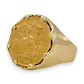 NZGD | 22ct (22K) Imperial 1910 Half Sovereign in 9ct Ring Size Y